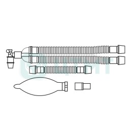 Контур дых. анест. одноразовый детский 15 мм 1,6 м с мешком 1 л, лимб 0,8м