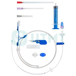 Катетер венозный центральный (однопросветный, 16G, 20 см, ИС7 cм, скальпель, пов)