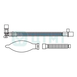 Контур дыхательный анестезиологич. однор. исп. (коакс., 1,8 м, лимб, мешок 3 л)