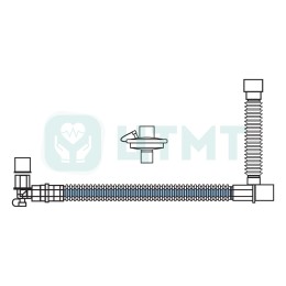 Контур дыхательный анестезиологический однор. исп. (коакс., 1,8 м, фильтр)