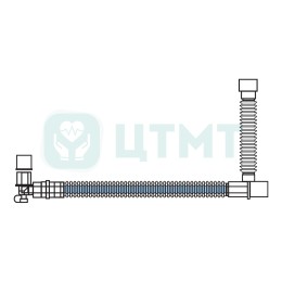 Контур дыхательный анест. однор. исп. детский (коакс., 3,0 м)
