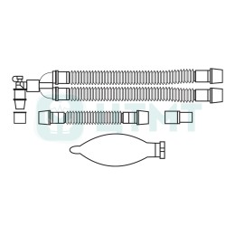 Контур дыхат. анестез. однор. взр. раст. 22 мм 2,0 м с мешком 3 л лимб 0,8 м