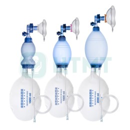 Аппарат искусственной вентиляции легких ручной, педиатрический, ПВХ c маской. Размер 2