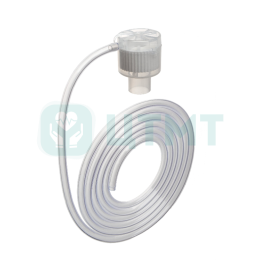 Фильтр дыхательный бактериально-вирусный с тепловлагообменником из бумаги и кислородной трубкой, для