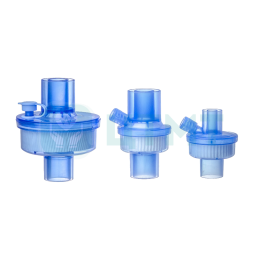 Фильтр дыхательный бактериально-вирусный с тепловлагообменником из бумаги, прямой коннектор, MEDEREN