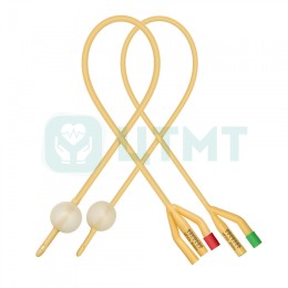 Катетер Фолея двухходовой, Ch/Fr 20, объем баллона 30 мл