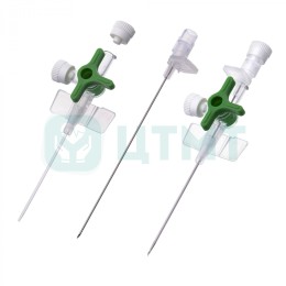 Катетер в/в с крыльями, без инъекционного порта, 20G, тефлон