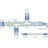 Контур дыхательный для ИВЛ гладкоствольный  Ø22 мм 180 см с 2-мя влагосборниками