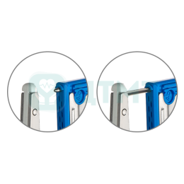 Линейный сшивающий аппарат, с кассетой зеленого цвета для плотной ткани, длина шва 45 мм