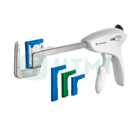 Линейный сшивающий аппарат,с кассетой зеленого цвета для плотной ткани, длина шва 30 мм