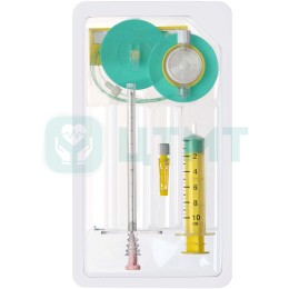 Набор для эпидуральной анестезии Tuohy 18G; с 3-мя отверстиями, Soft Tip