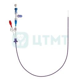 Набор для установки катетера венозного центрального периферически вводимого одноканального, высокопоточного 1,65 мм х 550 мм (5 Fr х 55 см), REF – VA1
