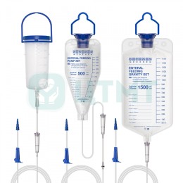Набор для введения энтерального питания гравитационный с мешком, объем 500 мл