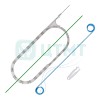 Набор стента мочеточникового BlueLTerm:-стент двухпетлевой,полиуретан, 6Fr длина 18-24 см;-стальная струна ПТФЭ 0,035"х150 см; -простой толкатель