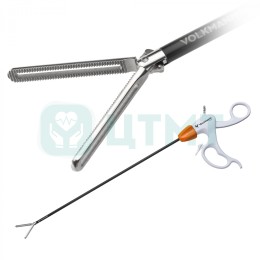 Ножницы эндоскопические монополярные, диаметр штока 5 мм ,длина штока 33 см