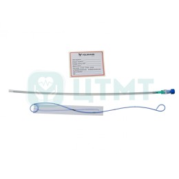 Стент мочеточниковый с двумя открытыми концами, с простым толкателем и двумя фиксаторами, размер стента 7,0 Fr, длина стента 28 см