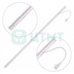 Трубка дренажная медицинская одноразовая силиконовая круглая с пазами со стилетом 15 Fr