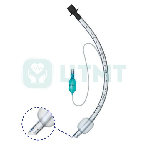 Трубка эндотрахеальная Bull nose c манжетой, ID 6.5