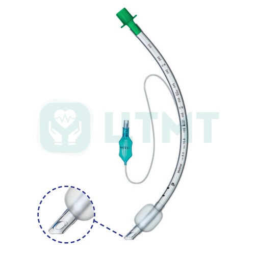 Трубка эндотрахеальная Bull nose c манжетой, ID 9.0