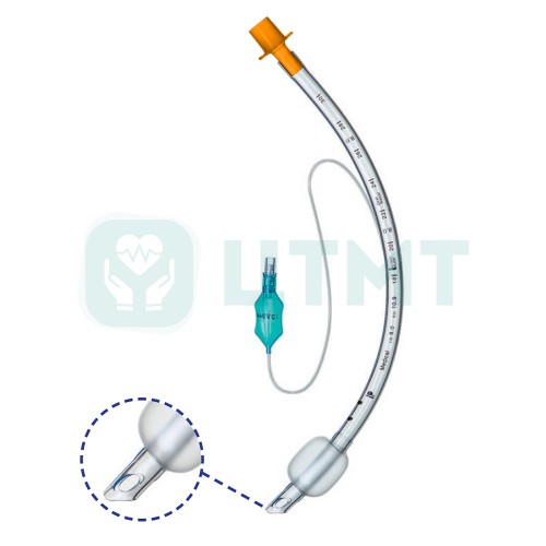 Трубка эндотрахеальная Bull nose c манжетой, ID 9.5
