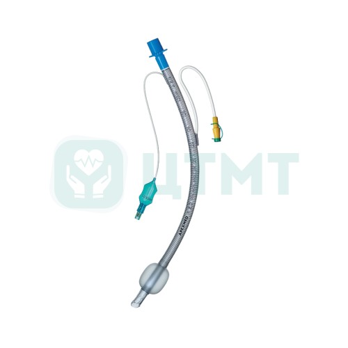 Трубка эндотрахеальная армированая с манжетой из полиуретана и каналом для аспирации, ID 5.0