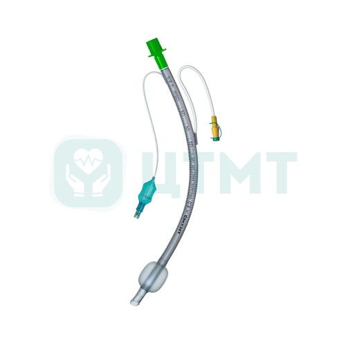 Трубка эндотрахеальная армированая с манжетой из полиуретана и каналом для аспирации, ID 8.5