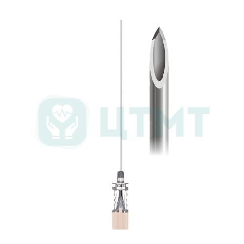 Игла спинальная Quincke, 19G/90 мм