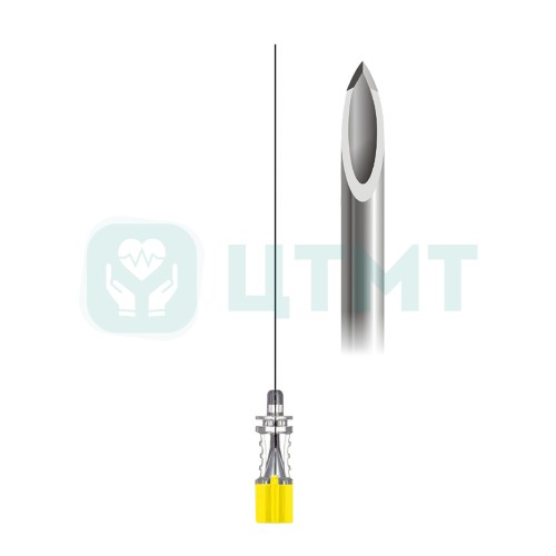 Игла спинальная Quincke, 20G/75 мм
