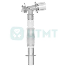 Коннектор угловой растягивающийся с портом Луер