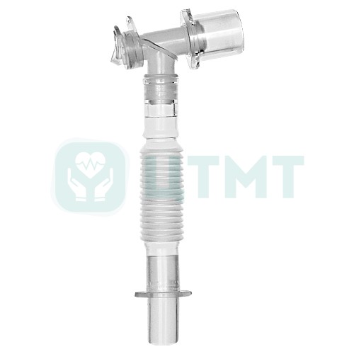 Коннектор угловой растягивающийся с портом Луер