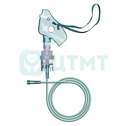 Маска лицевая аэрозольная с небулайзером, 6 мл, L