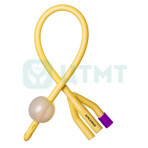 ЧЗ Катетер Фолея апексмед трехходовой, Ch/Fr 22