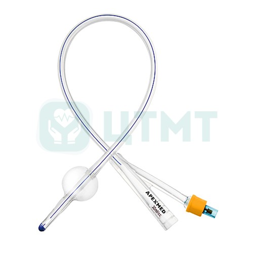 Катетер Фолея апексмед двухходовой силиконовый, Ch/Fr 16