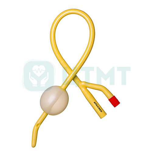 Катетер Фолея апексмед двухходовой с концом по Тиманну, Ch/Fr 18