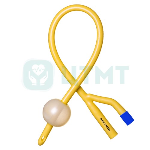 Катетер Фолея апексмед двухходовой с гидрофильным покрытием, Ch/Fr 24