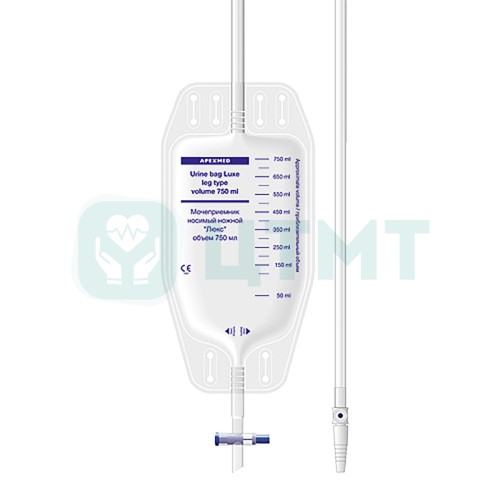 Мочеприемник носимый Люкс, 500 мл, 50 см