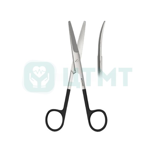 Ножницы хирургические диссекционные Mayo Super Cat, тупоконечные, изогнутые, 140 мм