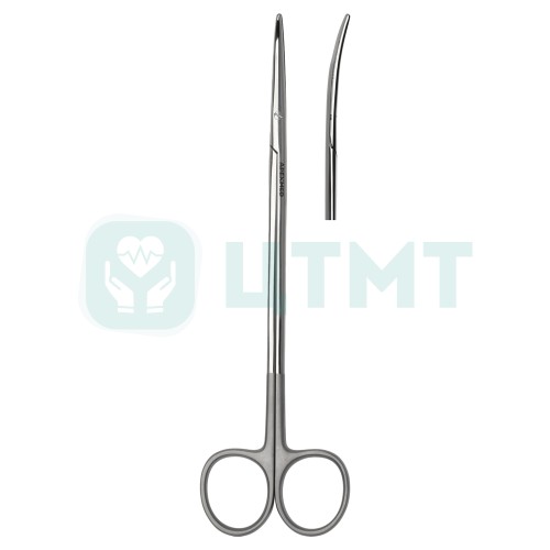 Ножницы хирургические Metzenbaum, остроконечные изогнутые, 145 мм