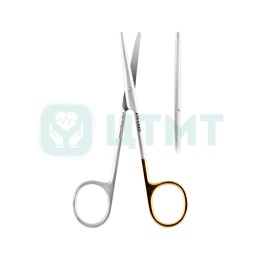 Ножницы хирургические диссекционные Baby-Metzenbaum Super Cut тупоконечные, прямые, 115 мм.