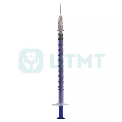 Шприц одноразовый стерильный, 1 мл