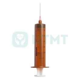 Шприц с иглой светозащитный, 50 мл