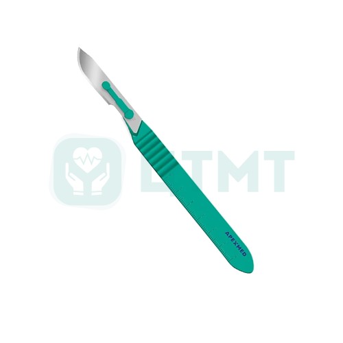 Скальпель с лезвием из нержавеющей стали, №10, 0602-03-10