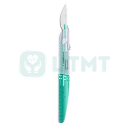 Скальпель безопасный с лезвием из нержавеющей стали, №12D