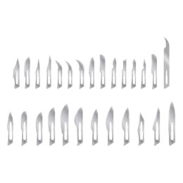 Скальпель безопасный с лезвием из нержавеющей стали, №20