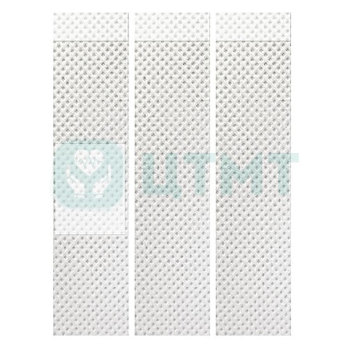 Пластырь фиксирующий для игл трехполосочный из нетканного материала, 9х3.5 см (200 шт уп)