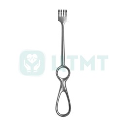 Крючок Volkmann четырехзубый, полуострый, 215 мм