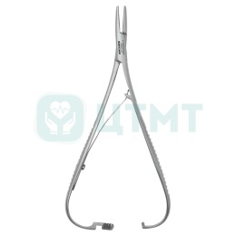 Иглодержатель Mathieu, с кремальерой и возвратной пружиной, прямой, 170 мм