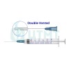 Шприц стоматологический для ирригации, эндодонтический, с иглой Double-Vented 27G (0,4х35 мм), объем: 3 мл
