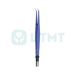 Пинцет биполярный, изогнутый, 18.0 см, 0.5 мм