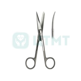 Ножницы хирургические Super Cut, тупоконечные, изогнутые по плоскости, 150 мм